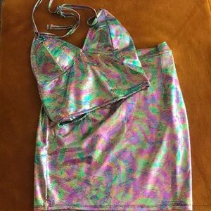 Dolls Kill Shiny 2 pc set